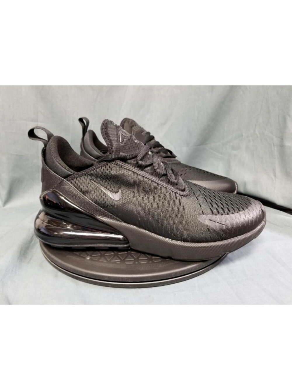 Nike Air Max 270 Sneakers Mesh Triple Black Mens Size 9.5 NEW NO BOX! - Picture 8 of 10